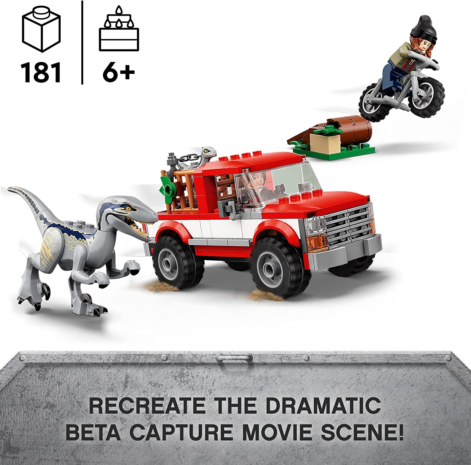 LEGO Jurassic World Blue & Beta Velociraptor Capture 76946 - LEGO, LEGO Jurassic World