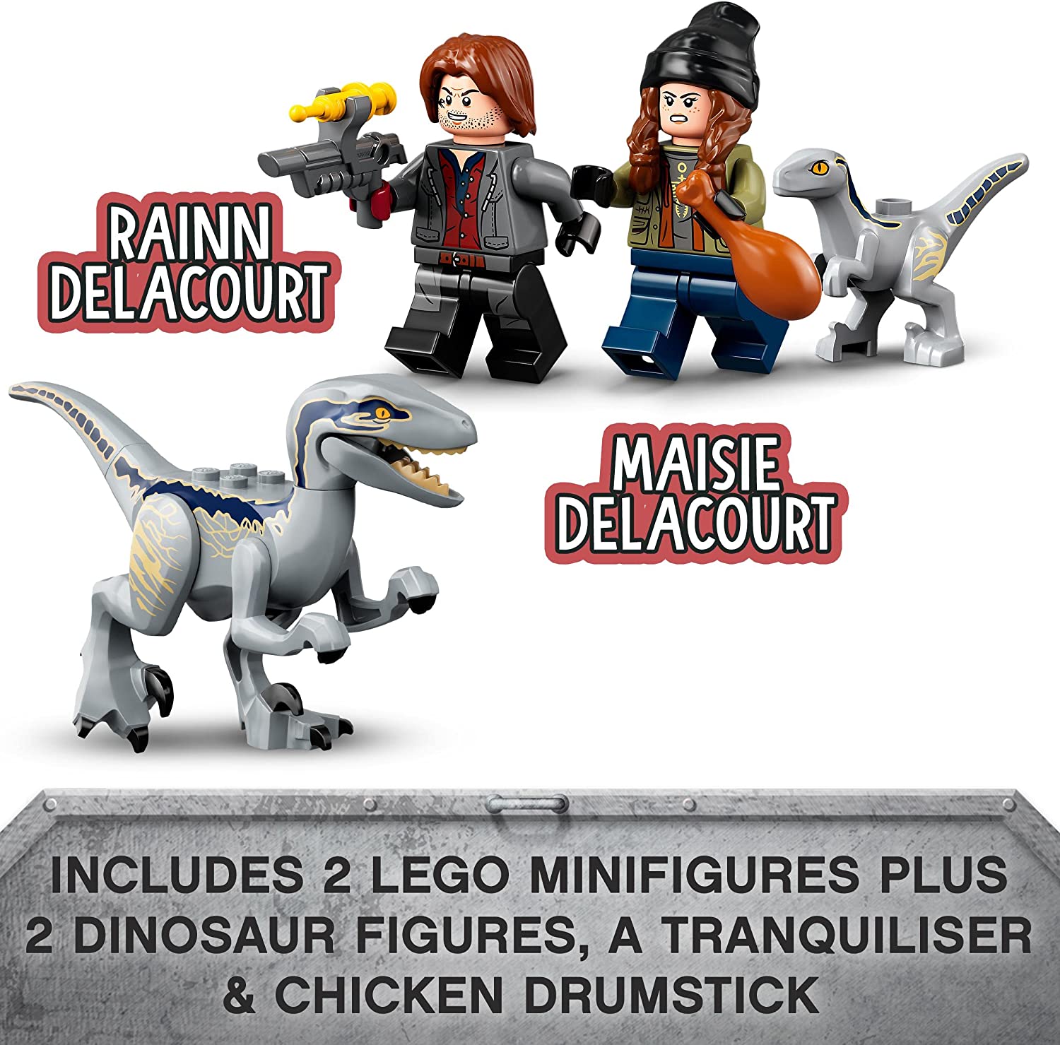 LEGO Jurassic World Blue & Beta Velociraptor Capture 76946 - LEGO, LEGO Jurassic World