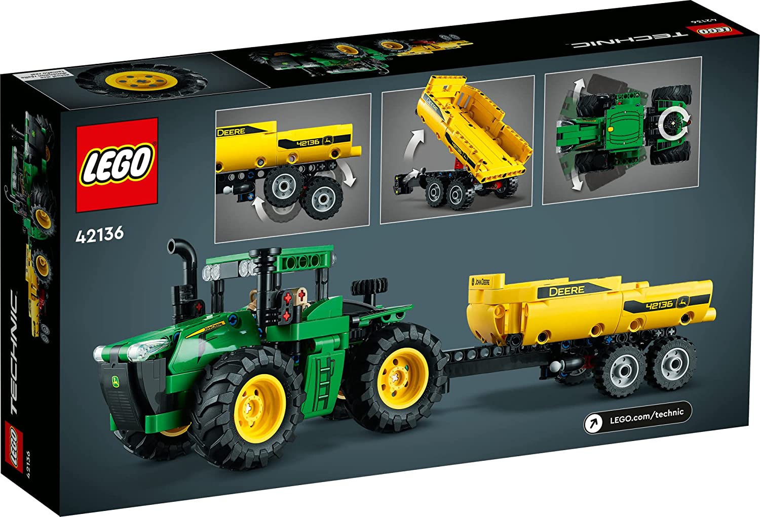 LEGO Technic John Deere 9620R 4WD Tractor 42136 - LEGO, LEGO Technic