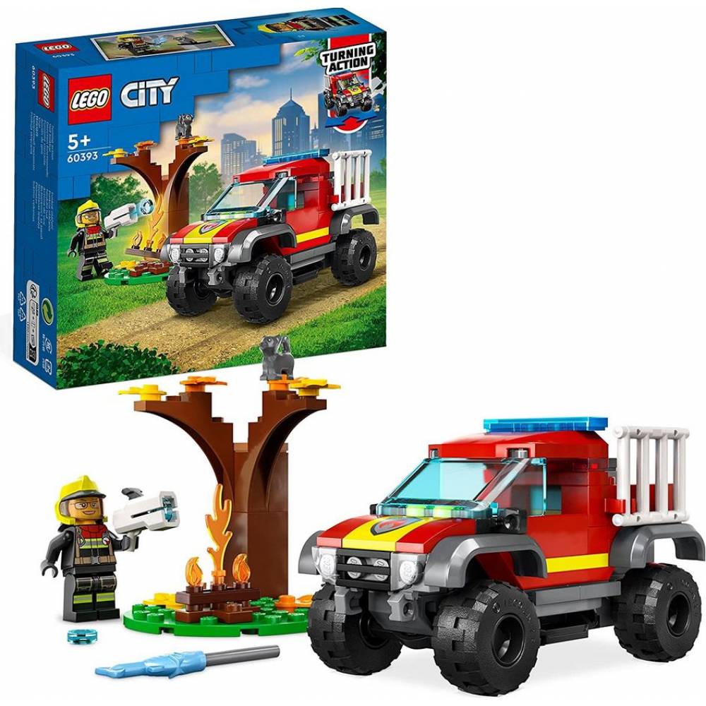 LEGO City 4x4 Fire Truck Rescue 60393 - LEGO, LEGO City, LEGO City Fire