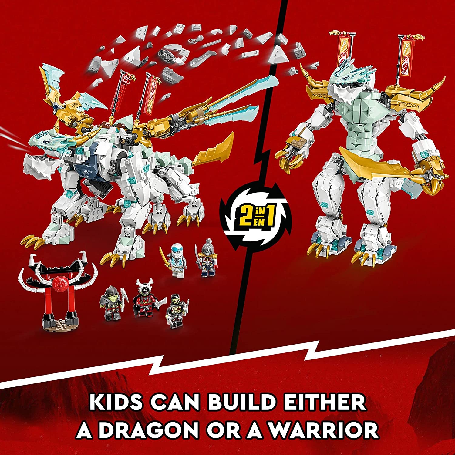 LEGO Ninjago Zane’s Ice Dragon Creature 71786 - LEGO, LEGO Ninjago