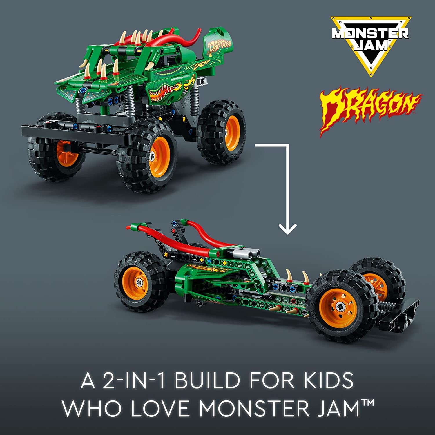 LEGO Technic Monster Jam™ Dragon™ 42149 - LEGO, LEGO Technic