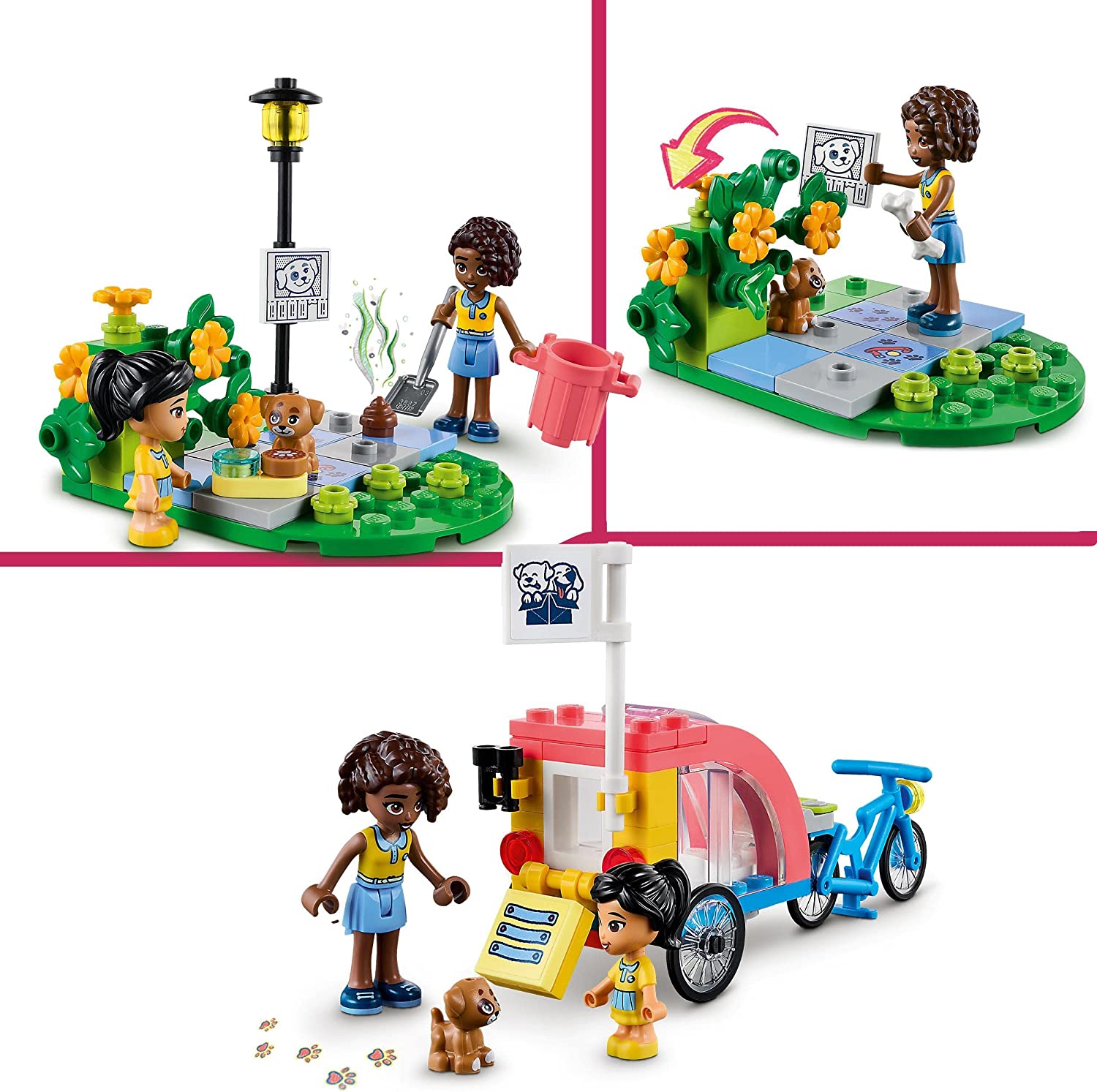 LEGO Friends Dog Rescue Bike 41738 - LEGO, LEGO Friends