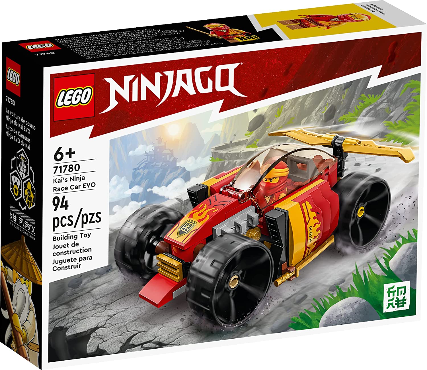 LEGO Ninjago Kai’s Ninja Race Car EVO 71780 - LEGO, LEGO Ninjago