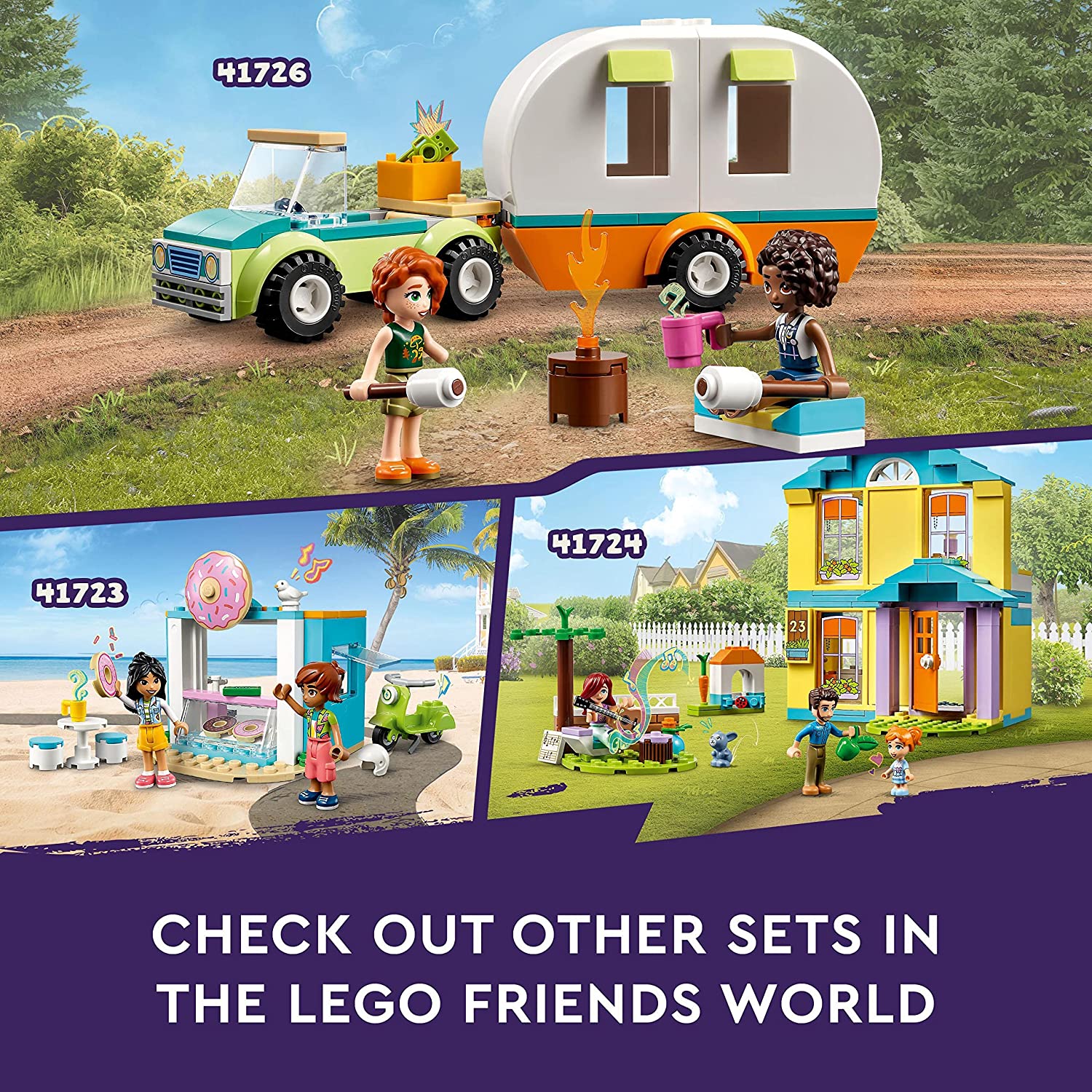 LEGO Friends Holiday Camping Trip 41726 - LEGO, LEGO Friends