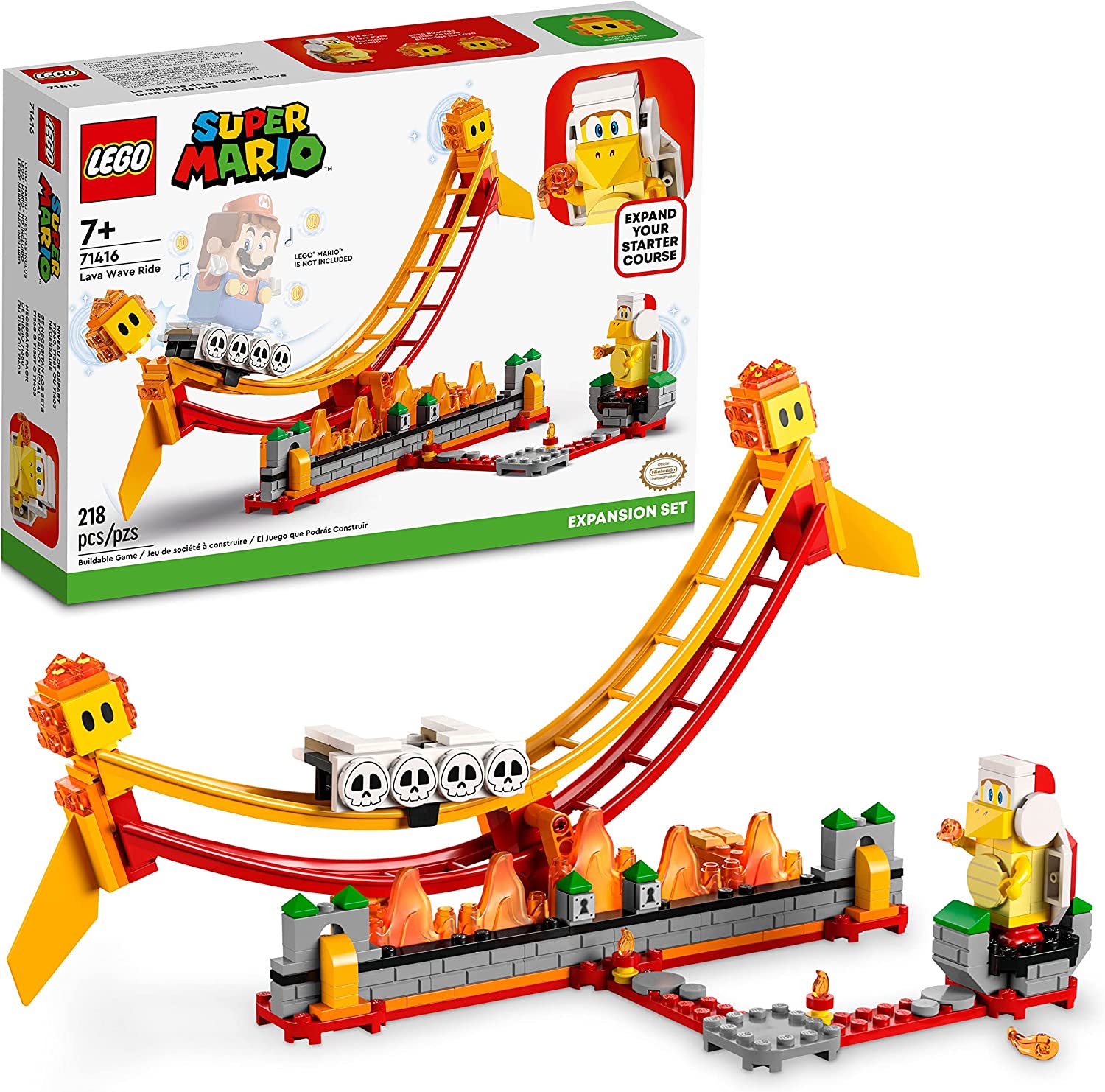 LEGO Super Mario Lava Wave Ride Expansion Set 71416 - LEGO, LEGO Super Mario