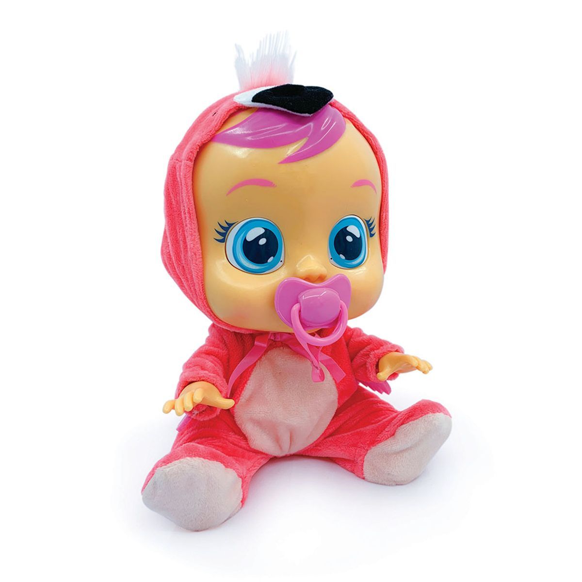 λαμπάδα cry babies κλαψουλίνια fancy - διαδραστική κούκλα φλαμίνγκο κλαίει με αληθινά δάκρυα 4104-97056 - Cry Babies