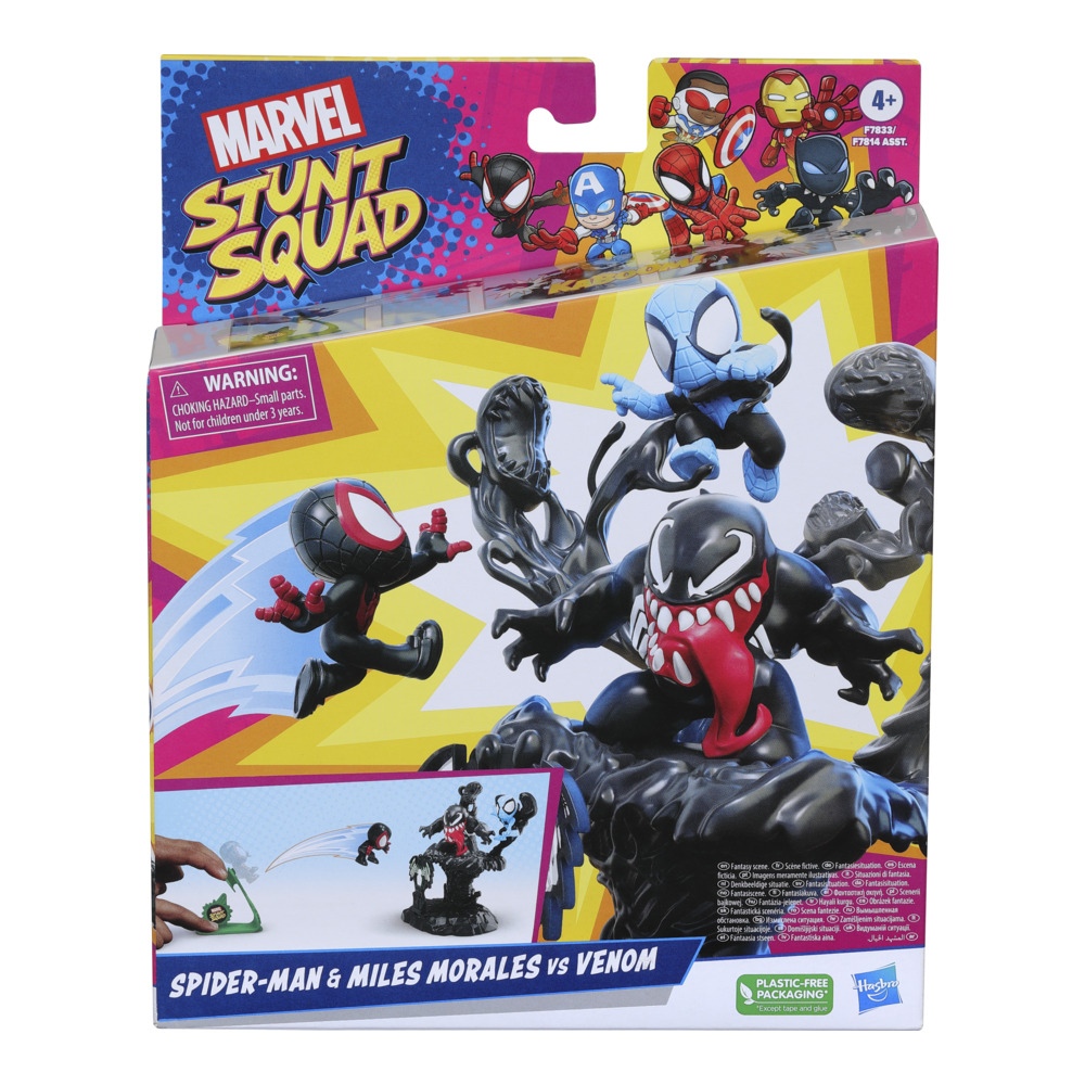 Marvel Stunt Squad Hero Vs Villain Deluxe Figure Ast F78145L0 - Marvel
