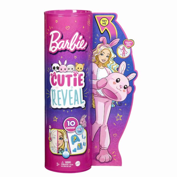 Λαμπάδα Barbie Cutie Reveal Λαγουδάκι HHG19 Barbie Κορίτσι 3-4 ετών, 4-5 ετών, 5-7 ετών Barbie