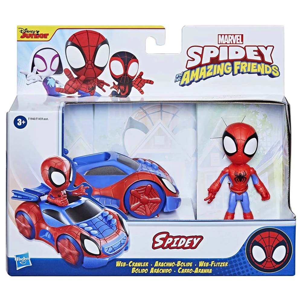 Spidey And His Amazing Friends Vehicle And Figure Διάφορα Σχέδια F14595L2 - Spider-Man