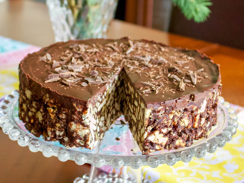 Marie Biscuit Cake