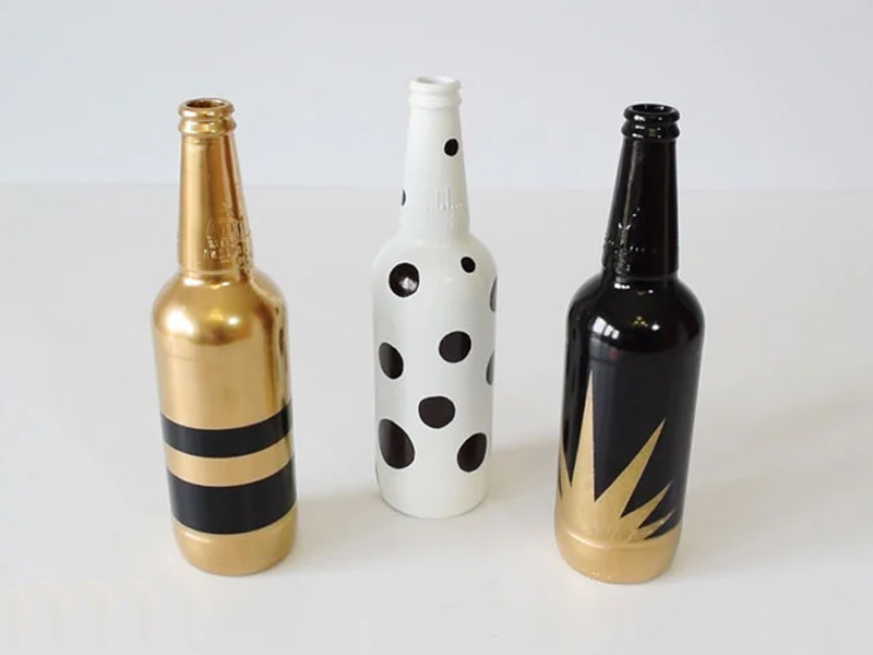 5 ideas for decorating glass bottles 