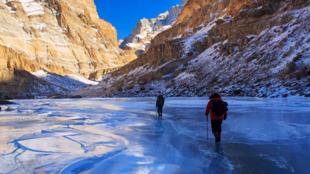 Frozen Chadar Lake, Ladakh