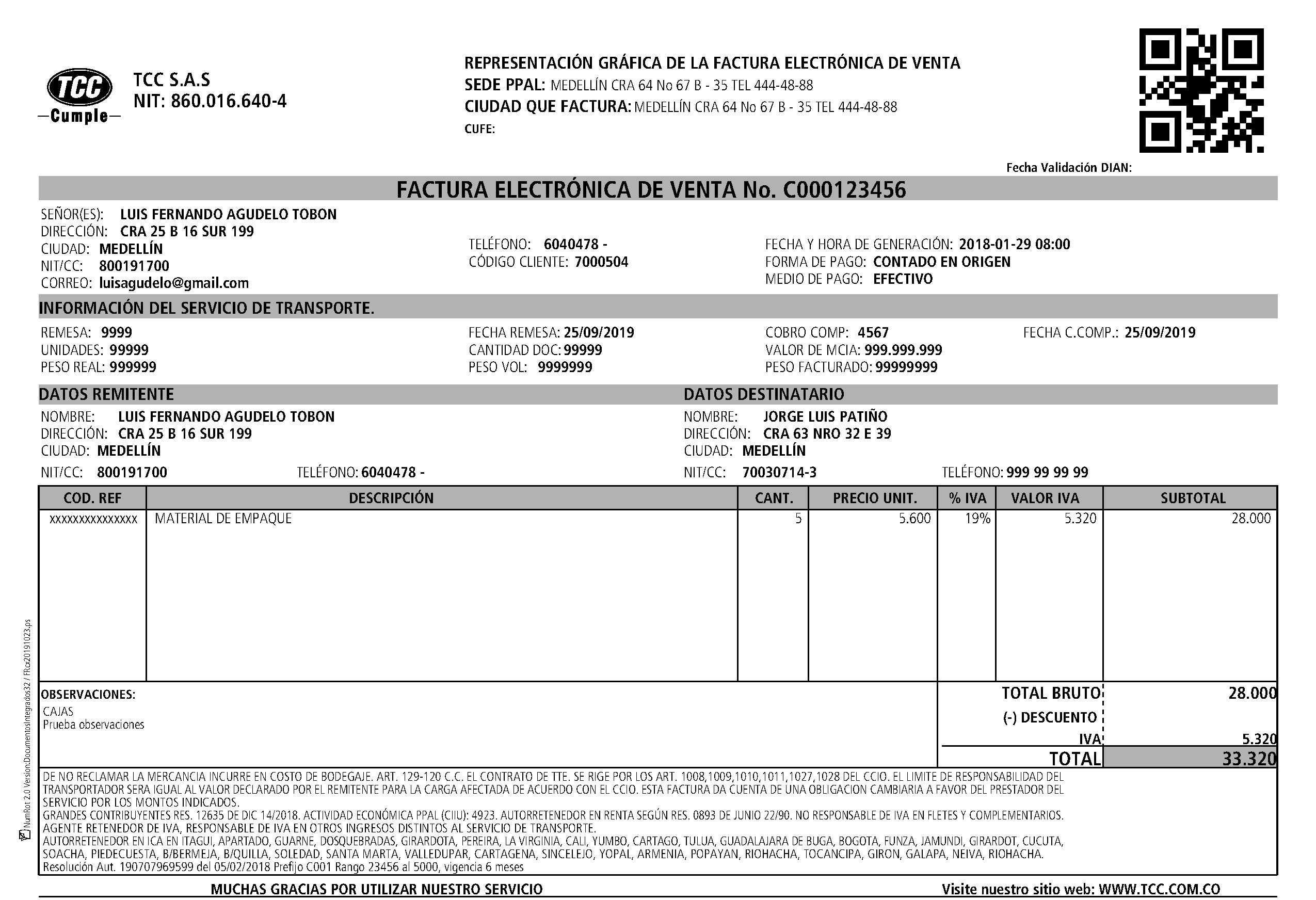 FACTURACIÓN ELECTRÓNICA CON VALIDACIÓN PREVIA - En TCC somos expertos