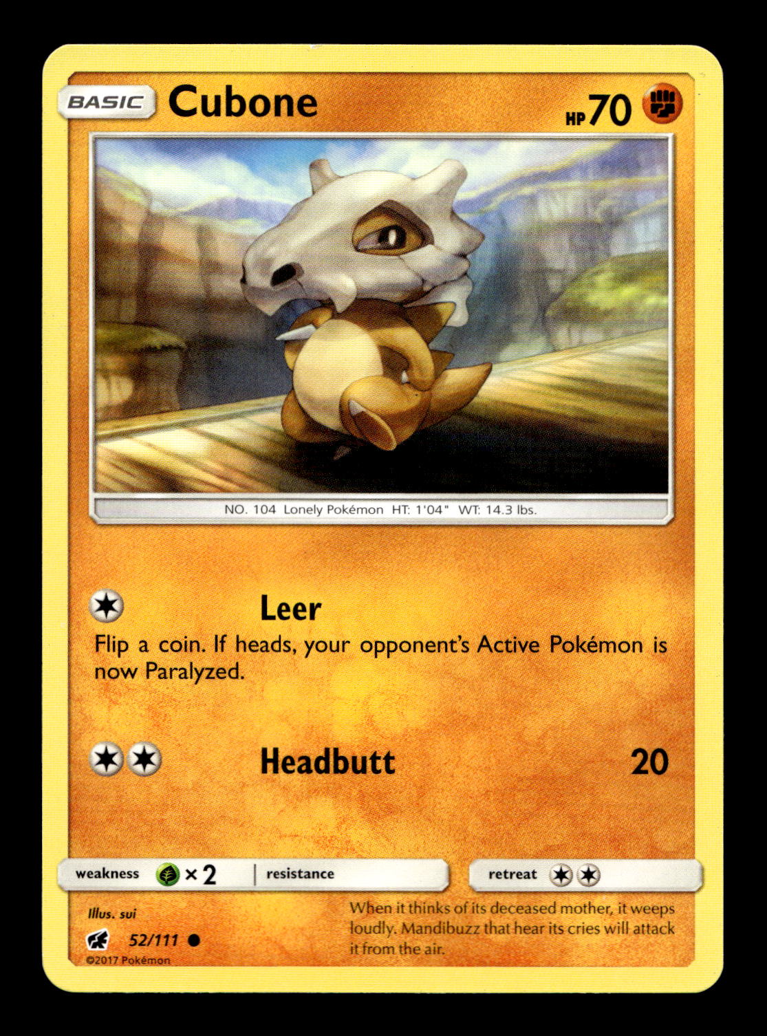 Cubone Marowak Pokemon Card! Rare Holo/Reverse Holo GX EX Choose Your Cards! - Picture 16 of 62