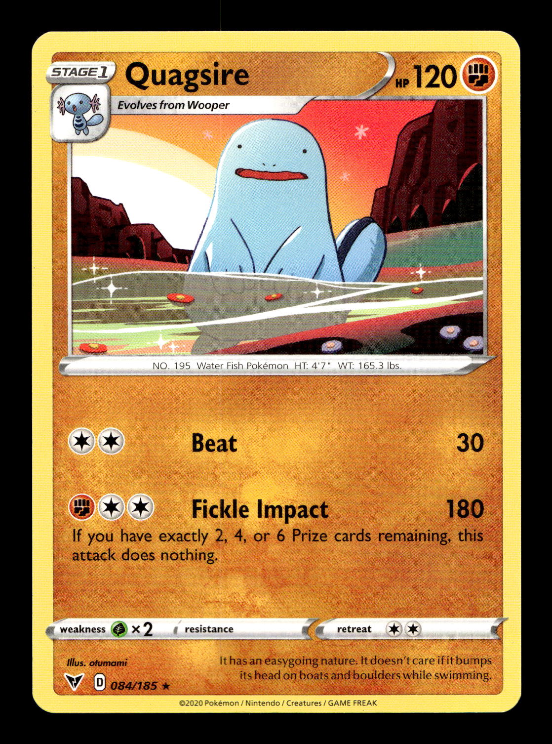 Wooper Quagsire Clodsire Pokemon Card! Holo/Reverse Ex Illustration Rare Cards! - Picture 27 of 59