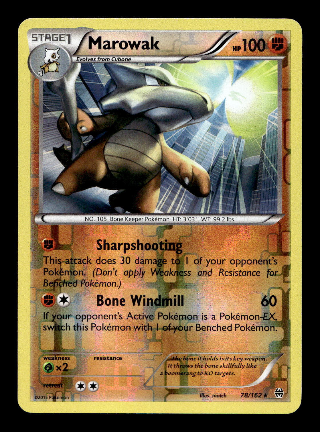 Cubone Marowak Pokemon Card! Rare Holo/Reverse Holo GX EX Choose Your Cards! - Picture 39 of 62