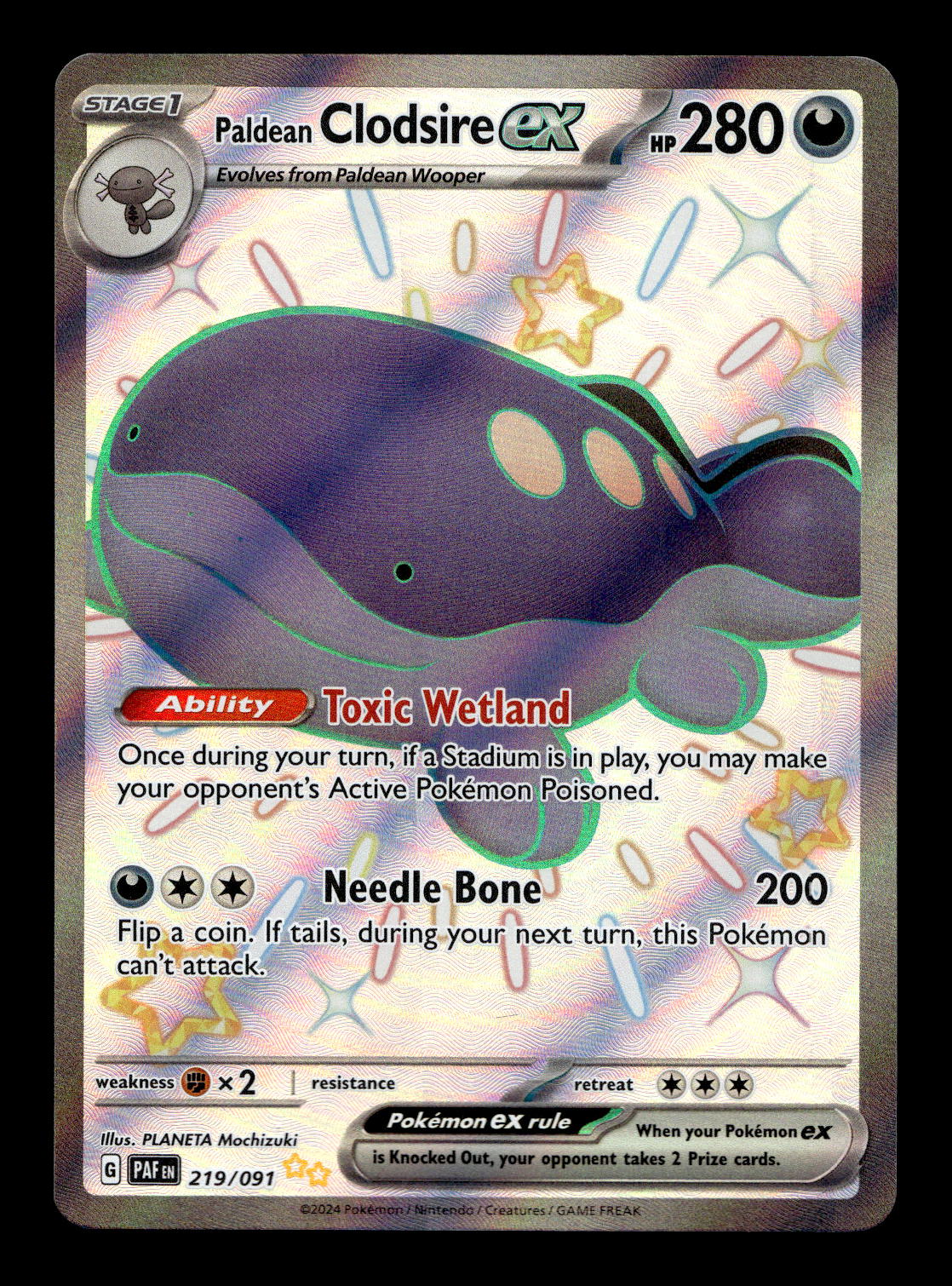 Wooper Quagsire Clodsire Pokemon Card! Holo/Reverse Ex Illustration Rare Cards! - Picture 7 of 59