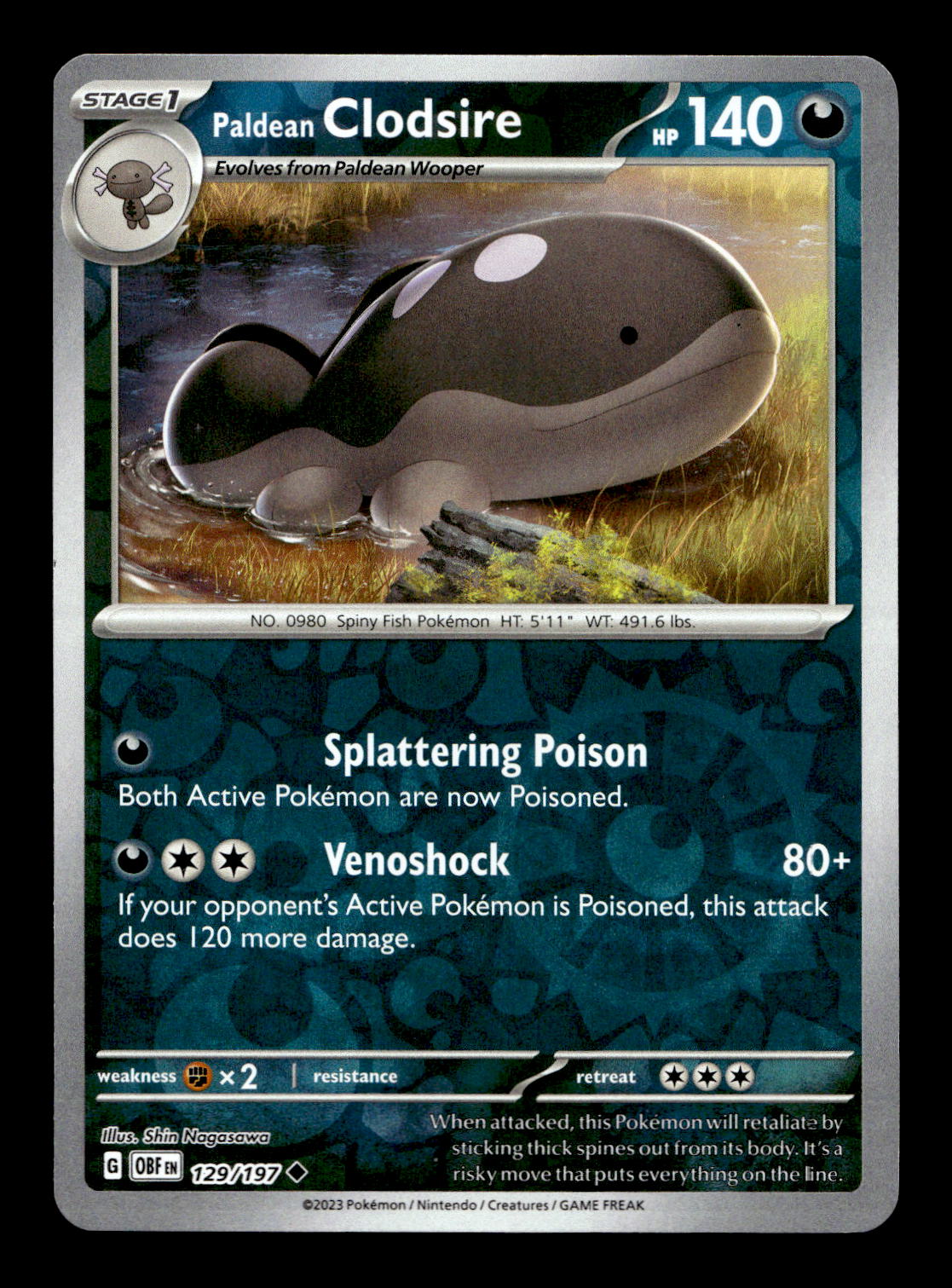 Wooper Quagsire Clodsire Pokemon Card! Holo/Reverse Ex Illustration Rare Cards! - Picture 16 of 59