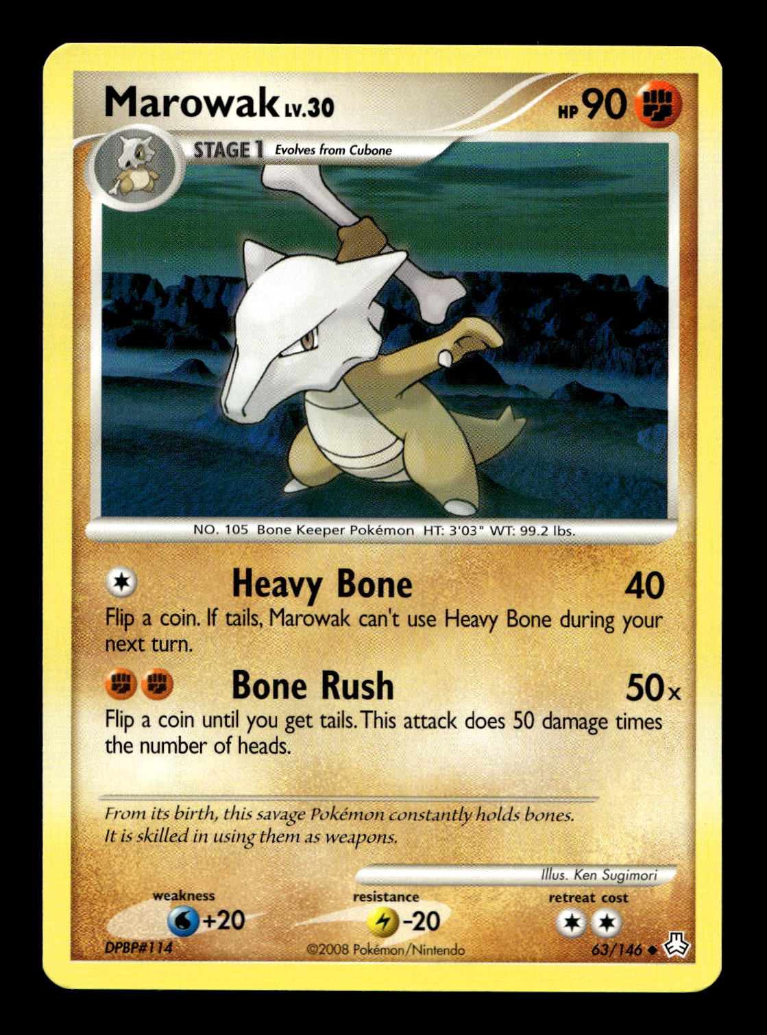 Cubone Marowak Pokemon Card! Rare Holo/Reverse Holo GX EX Choose Your Cards! - Picture 50 of 62