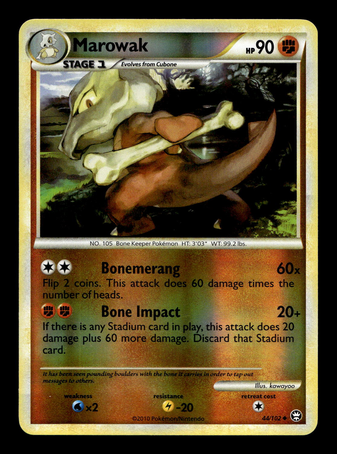 Cubone Marowak Pokemon Card! Rare Holo/Reverse Holo GX EX Choose Your Cards! - Picture 48 of 62