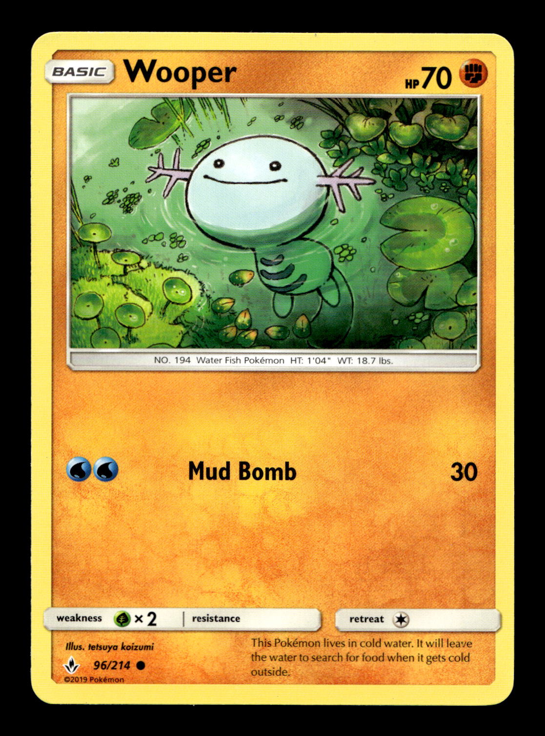 Wooper Quagsire Clodsire Pokemon Card! Holo/Reverse Ex Illustration Rare Cards! - Picture 29 of 59