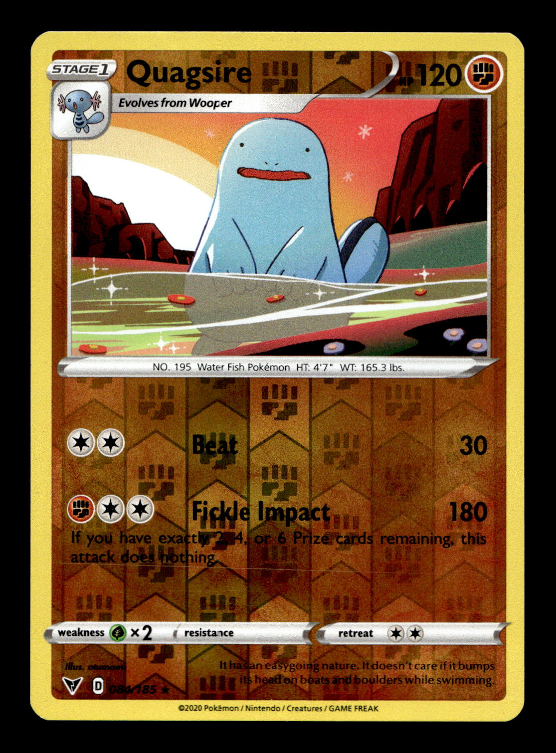 Wooper Quagsire Clodsire Pokemon Card! Holo/Reverse Ex Illustration Rare Cards! - Picture 28 of 59