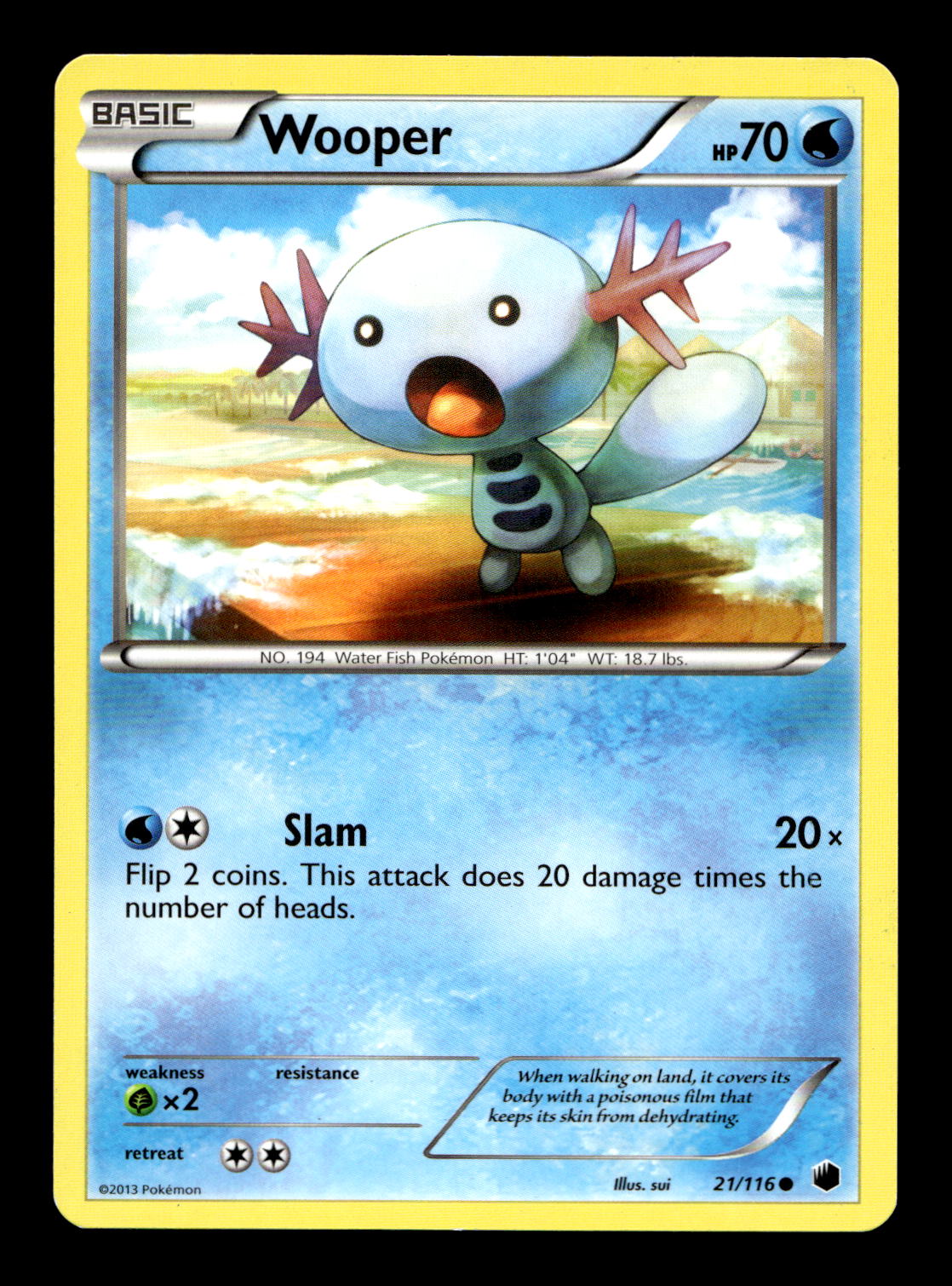 Wooper Quagsire Clodsire Pokemon Card! Holo/Reverse Ex Illustration Rare Cards! - Picture 40 of 59