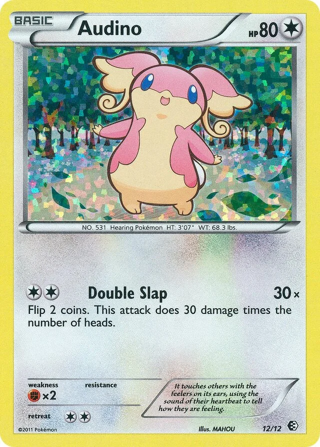 Audino 12/12 from McDonald's Collection 2011