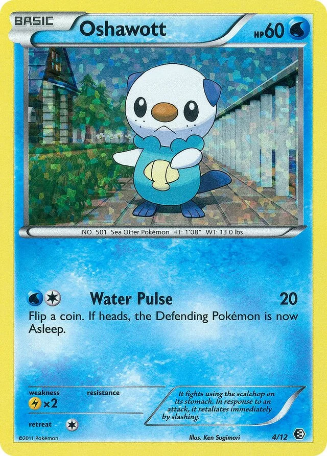 Oshawott 4/12 from McDonald's Collection 2011