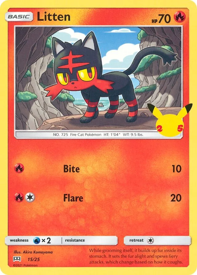 Litten 15/25 from McDonald's Collection 2021