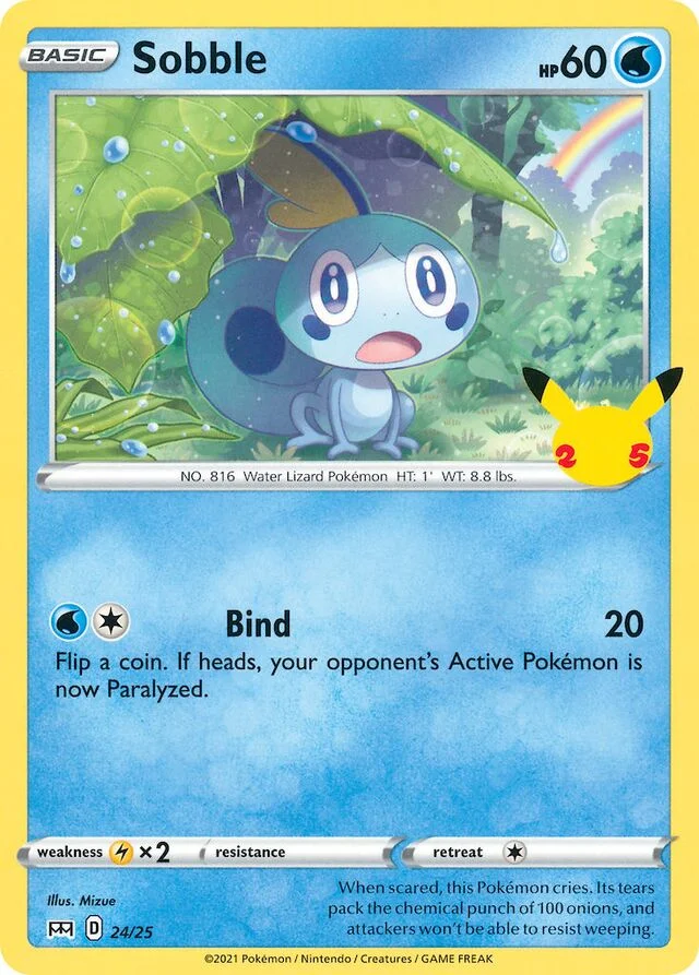 Sobble 24/25 from McDonald's Collection 2021