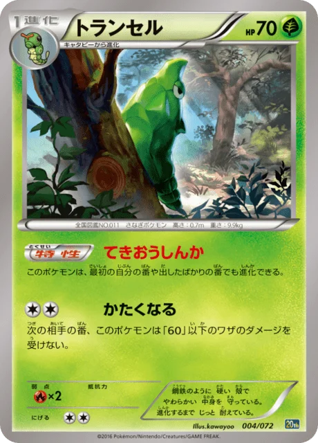 Metapod 4/84 from 20th Anniversary Starter Pack
