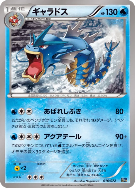 Gyarados 16/84 from 20th Anniversary Starter Pack