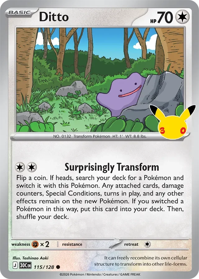 Ditto 115/158 from 30th Celebration