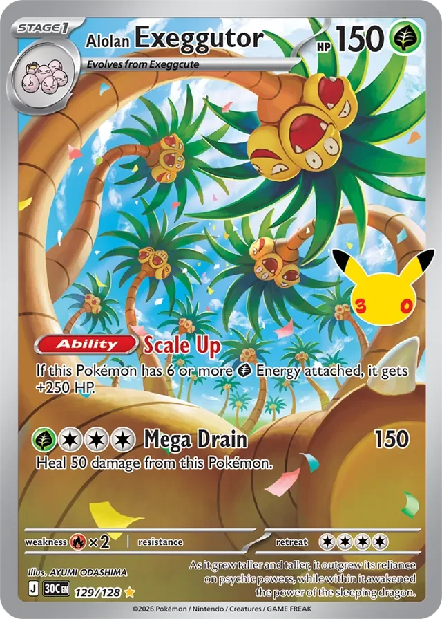 Alolan Exeggutor 129/158 from 30th Celebration