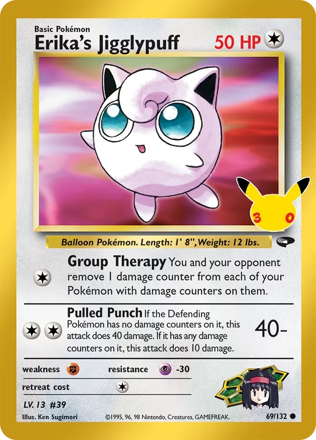 Erika's Jigglypuff 4/30 from 30th Celebration Classic Collection