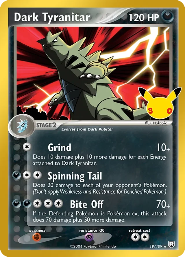 Dark Tyranitar 9/30 from 30th Celebration Classic Collection