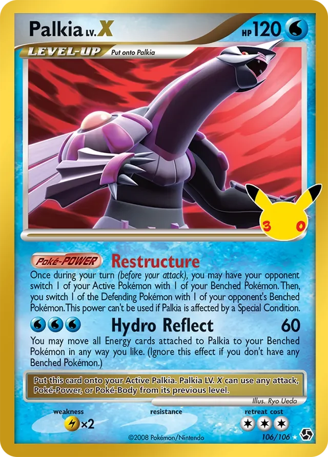 Palkia LV.X 12/30 from 30th Celebration Classic Collection