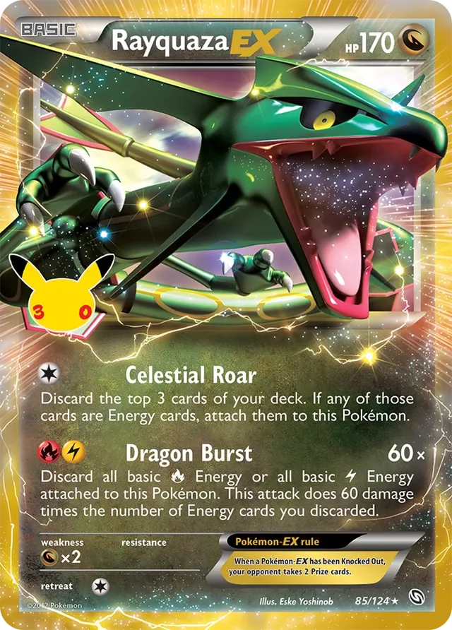 Rayquaza-EX 19/30 from 30th Celebration Classic Collection