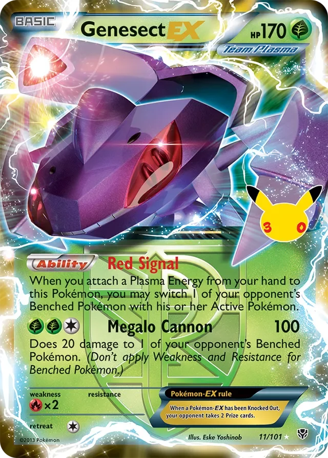 Genesect-EX 20/30 from 30th Celebration Classic Collection