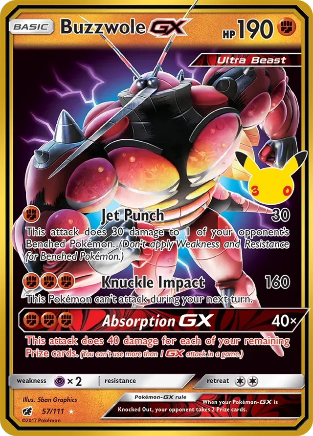 Buzzwole-GX 24/30 from 30th Celebration Classic Collection