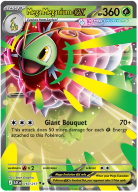 Mega Meganium ex 10/295 from Ascended Heroes