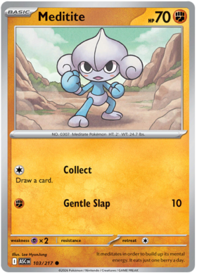 Meditite 103/295 from Ascended Heroes