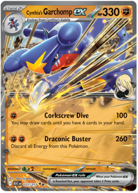 Cynthia's Garchomp ex 111/295 from Ascended Heroes