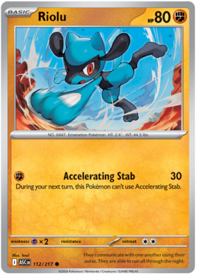 Riolu 112/295 from Ascended Heroes