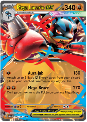 Mega Lucario ex 113/295 from Ascended Heroes