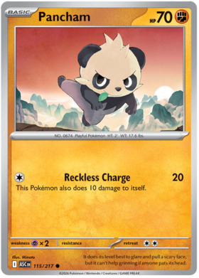 Pancham 115/295 from Ascended Heroes