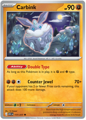 Carbink 117/295 from Ascended Heroes