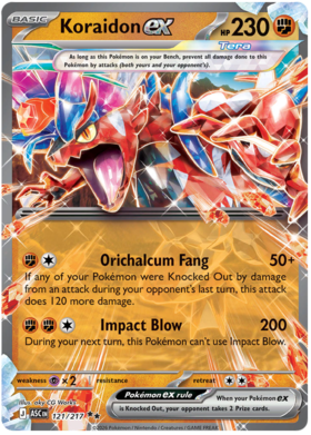 Koraidon ex 121/295 from Ascended Heroes